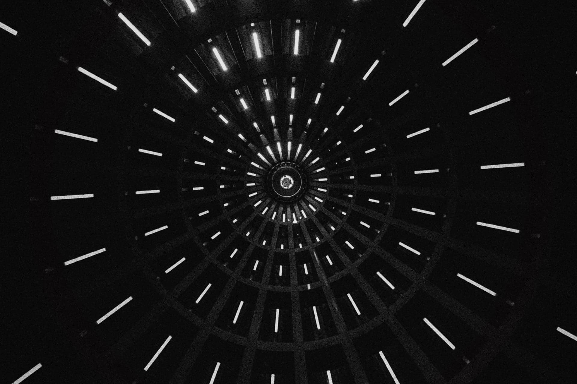 A photograph rendered with the Noir preset